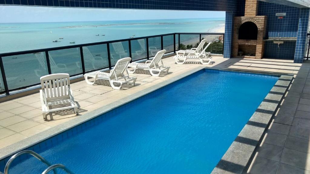 Appartamento Apartamento Luxo 2/4 Beira-Mar Pajucara - Maceio Esterno foto