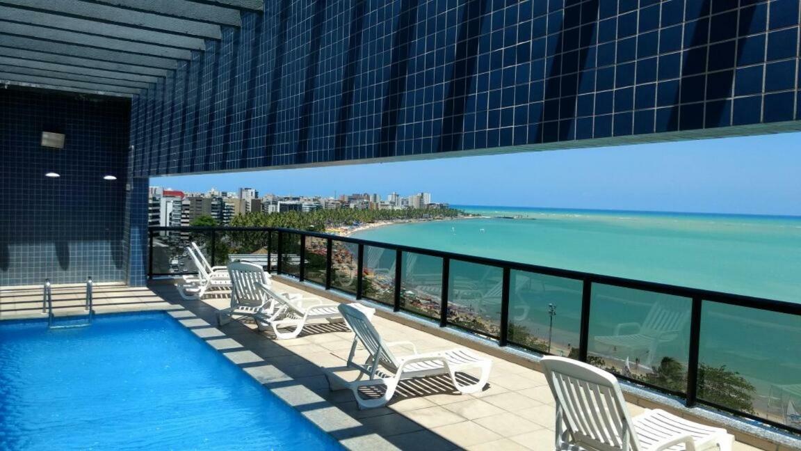 Appartamento Apartamento Luxo 2/4 Beira-Mar Pajucara - Maceio Esterno foto